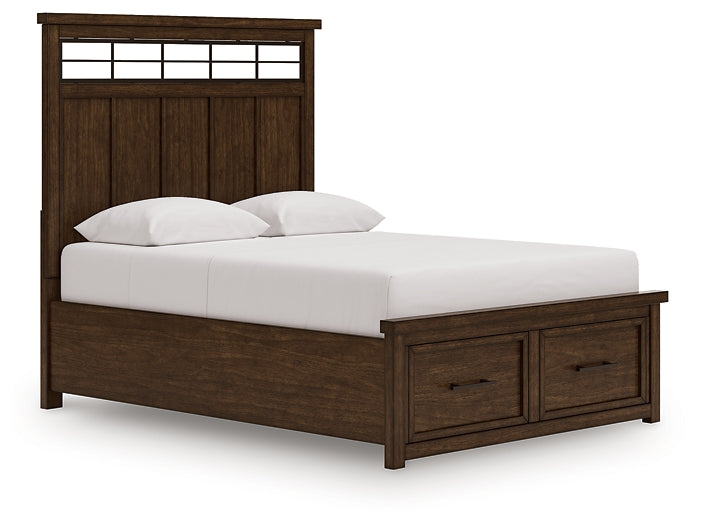 Taffenbrook  Panel Storage Bed