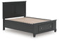 Lanolee  Panel Storage Bed