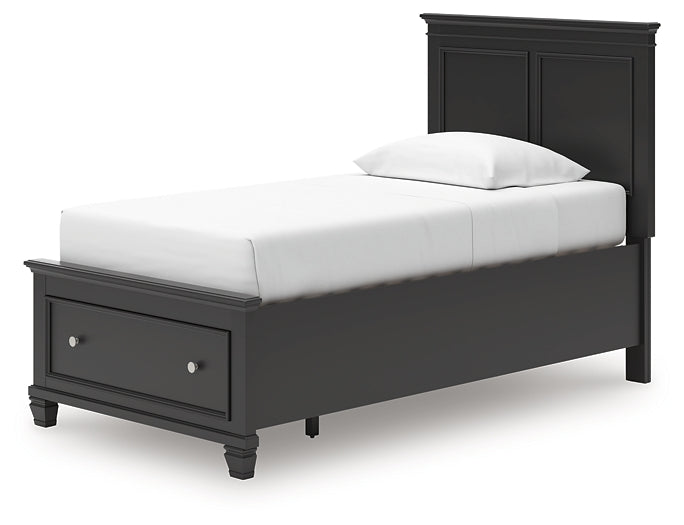 Lanolee  Panel Storage Bed