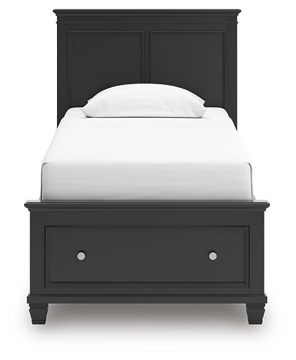 Lanolee  Panel Storage Bed