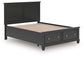 Lanolee  Panel Storage Bed
