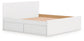 Onita  Panel Platform Bed With 2 Side Storage