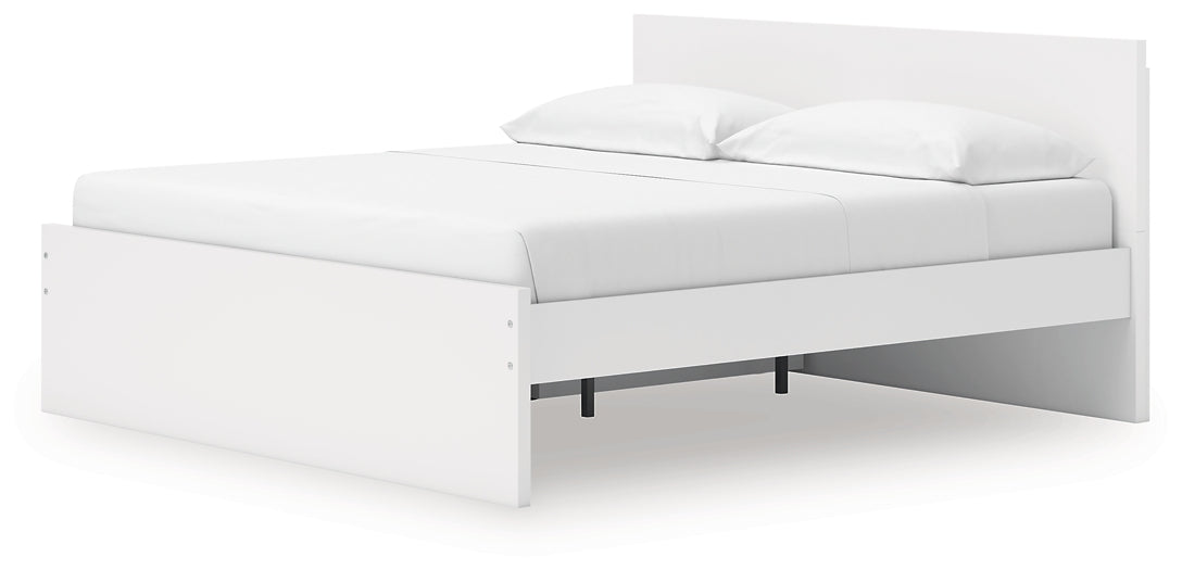 Onita  Panel Platform Bed With Storage