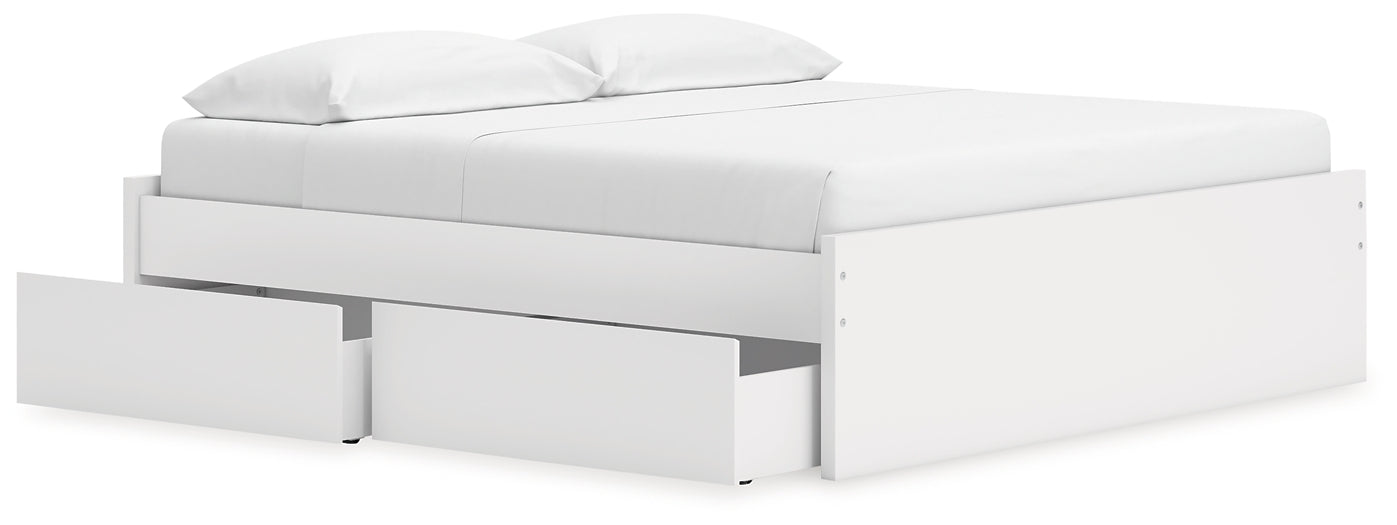 Onita  Platform Bed With 2 Side Storage