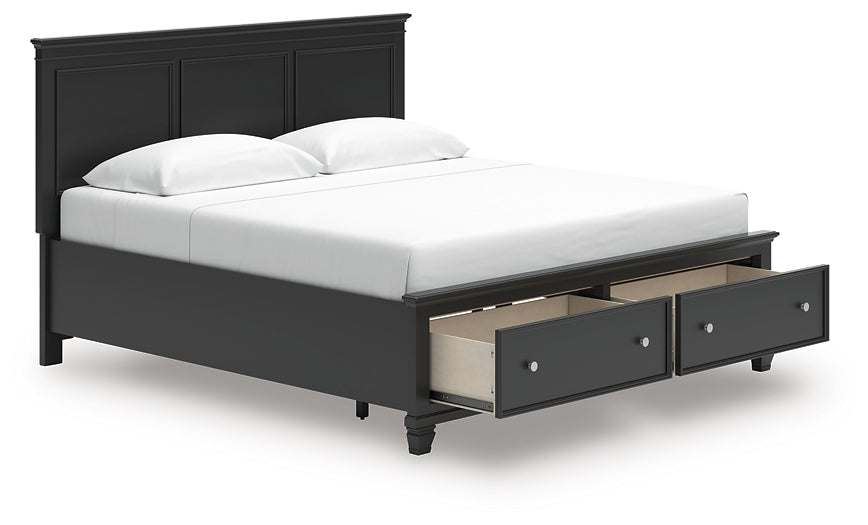 Lanolee  Panel Storage Bed