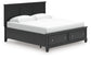 Lanolee  Panel Storage Bed