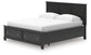 Lanolee California  Panel Storage Bed