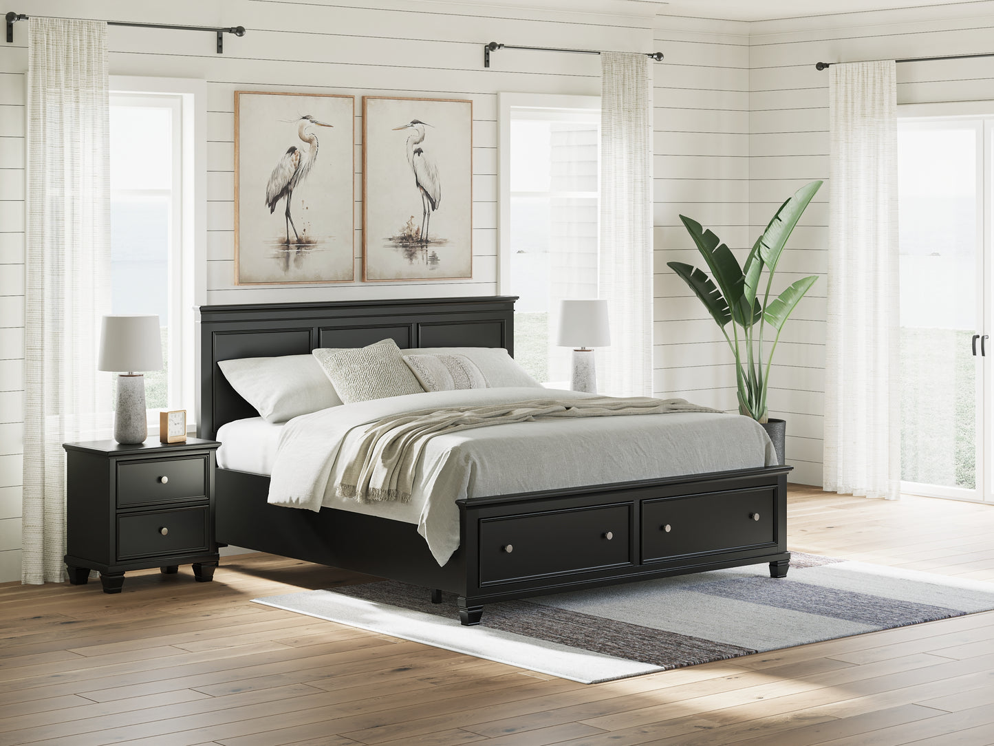 Lanolee  Panel Storage Bed