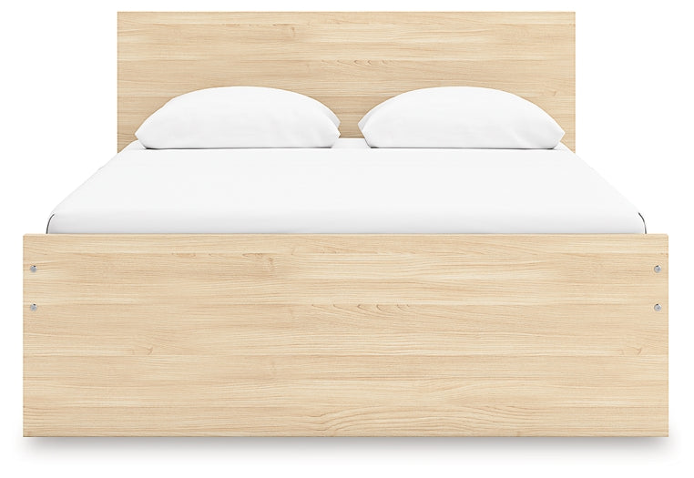 Onita  Panel Platform Bed With 1 Side Storage