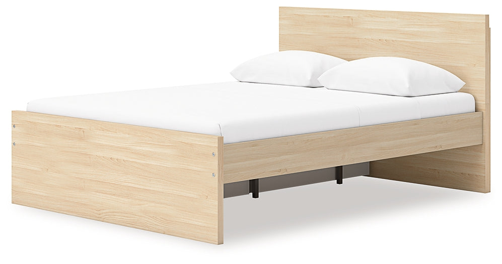 Onita  Panel Platform Bed With 1 Side Storage