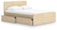 Onita  Panel Platform Bed With 2 Side Storage