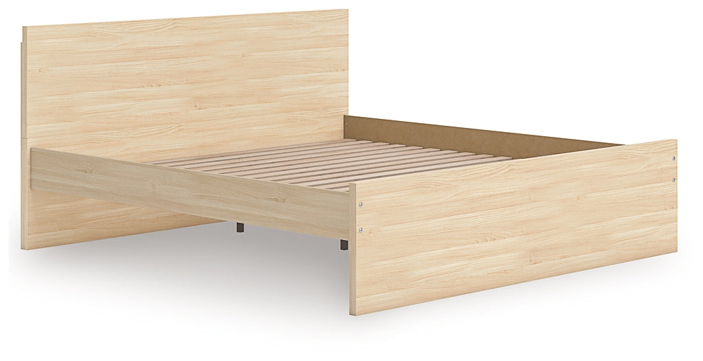 Onita  Panel Platform Bed With 2 Side Storage