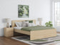 Onita  Panel Platform Bed With 2 Side Storage