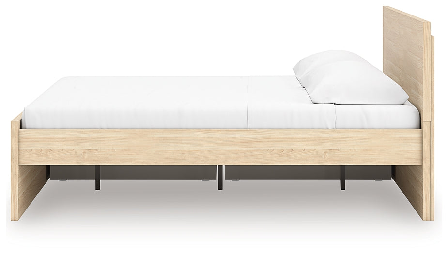Onita  Panel Platform Bed With Storage