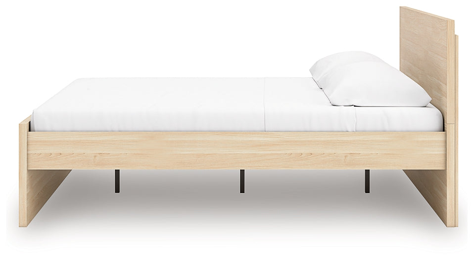 Onita  Panel Platform Bed With 2 Side Storage
