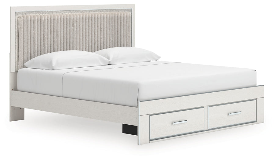 Zuraleus  Upholstered Panel Platform Storage Bed