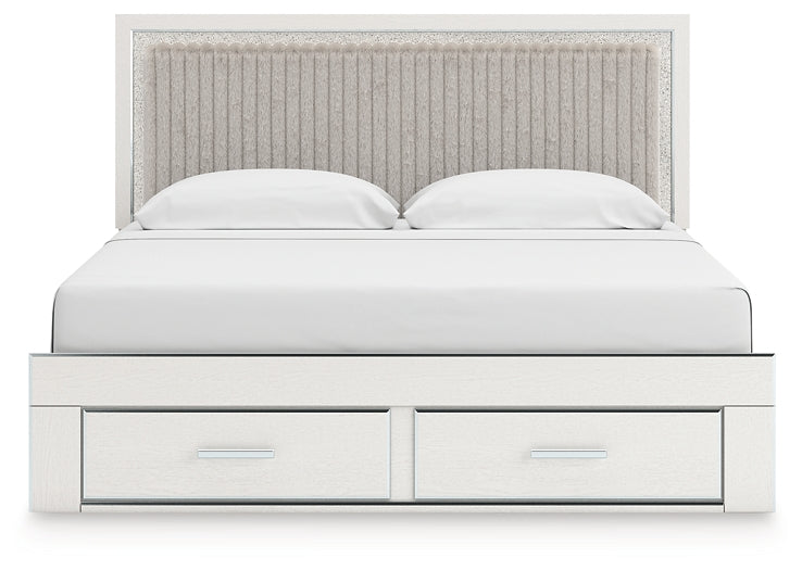 Zuraleus  Upholstered Panel Platform Storage Bed