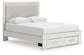 Zuraleus  Upholstered Panel Platform Storage Bed