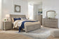 Lettner  Sleigh Bed With 2 Storage Drawers With Mirrored Dresser, Chest And Nightstand