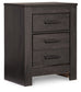 Brinxton /California King Panel Headboard Bed With Mirrored Dresser, Chest And Nightstand