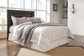 Brinxton / Panel Headboard Bed With Mirrored Dresser, Chest And Nightstand