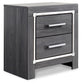 Lodanna  Panel Bed With 2 Storage Drawers, Dresser, Mirror And Nightstand