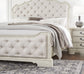 Arlendyne  Upholstered Bed With Mirrored Dresser