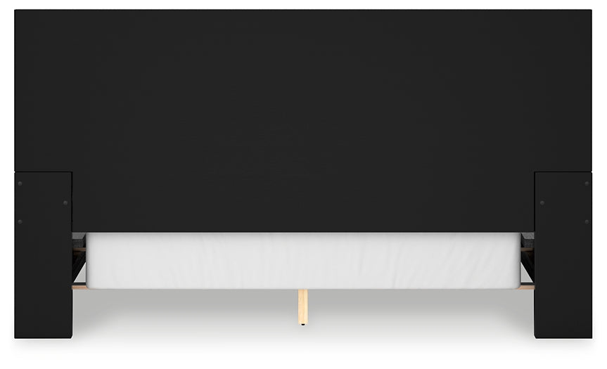 Londer California  Panel Bed With Mirrored Dresser, Chest And Nightstand