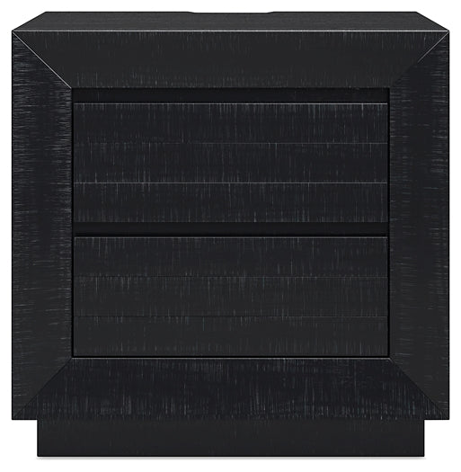 Londer California  Panel Bed With Mirrored Dresser, Chest And Nightstand