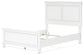 Fortman  Panel Bed With Mirrored Dresser