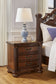 Lavinton  Poster Bed With Mirrored Dresser, Chest And Nightstand