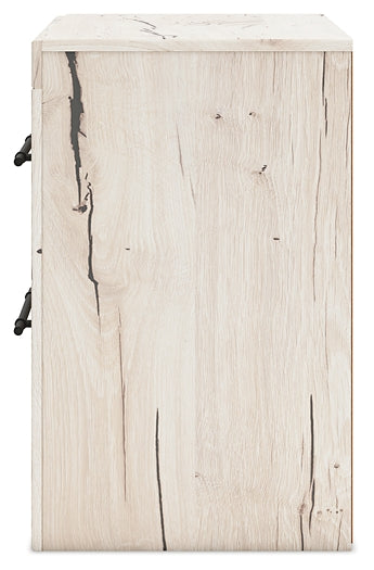 Lawroy  Panel Bed With Mirrored Dresser, Chest And Nightstand