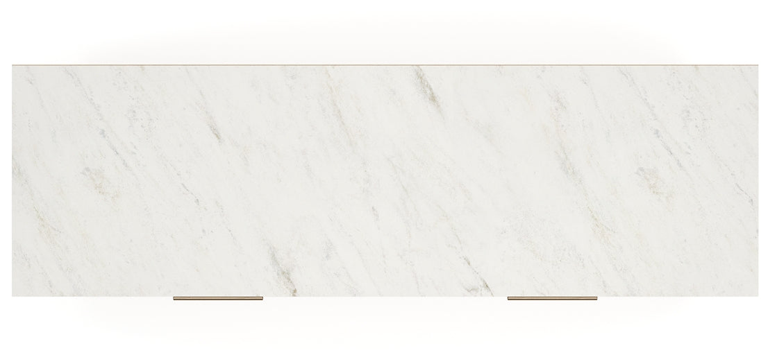 Cadmori  Upholstered Panel Bed With Mirrored Dresser, Chest And Nightstand