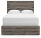 Graystorm  Panel Bed With Mirrored Dresser And Nightstand