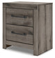 Graystorm  Panel Bed With Storage With Mirrored Dresser, Chest And Nightstand