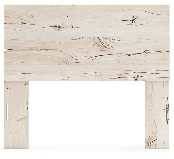 Lawroy  Panel Headboard With Mirrored Dresser And Nightstand