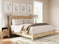 Aleaport  Panel Bed With Mirrored Dresser