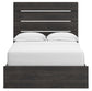 Hollivern  Panel Bed With Storage With Mirrored Dresser And Nightstand