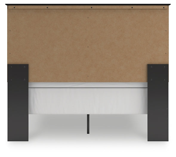 Maribel  Panel Bed With Mirrored Dresser And Nightstand