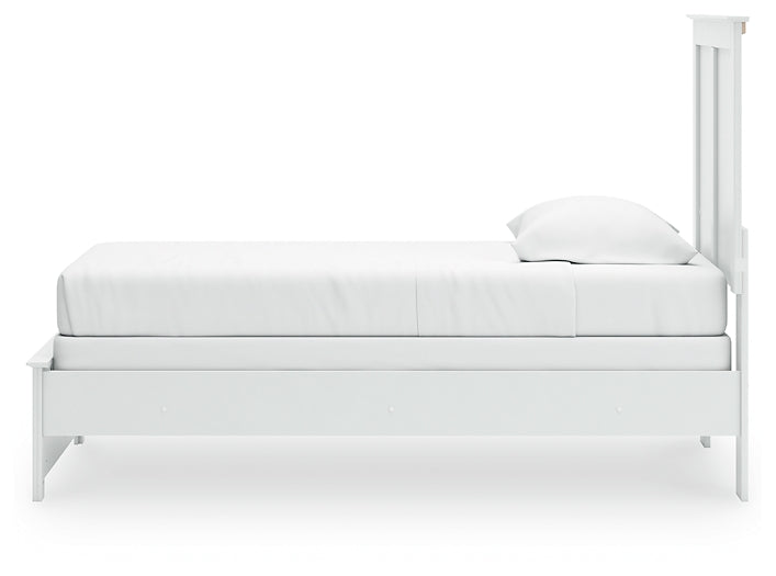 Bostwick Shoals  Panel Bed With Mirrored Dresser And Nightstand