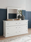 Bostwick Shoals  Panel Bed, Dresser, Mirror, Chest And Nightstand