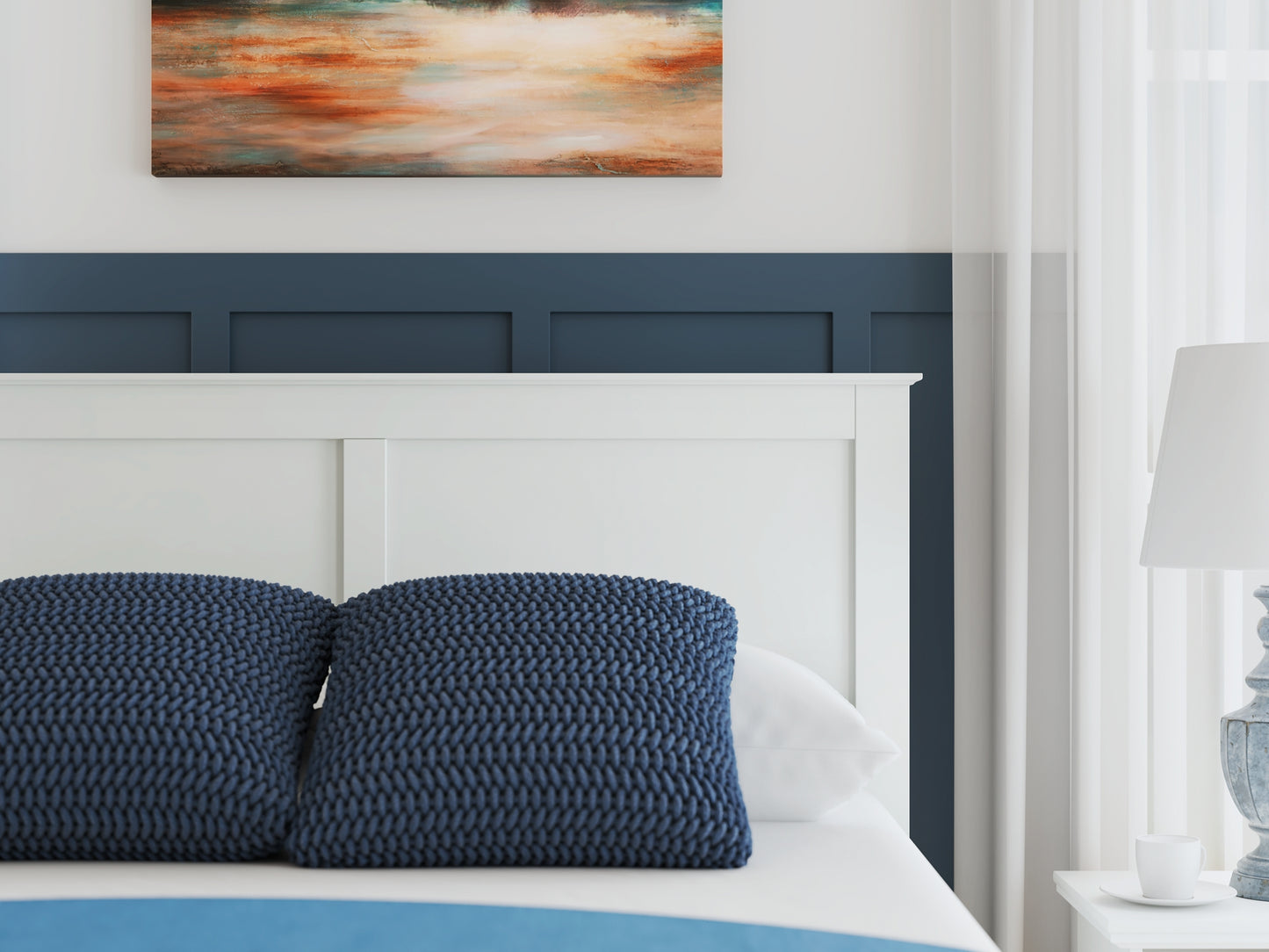 Bostwick Shoals  Panel Bed With Mirrored Dresser And Nightstand