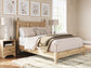 Aleaport  Panel Bed With Mirrored Dresser And Nightstand