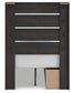 Hollivern  Panel Storage Bed, Dresser, Mirror And Nightstand