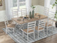 Purlaney Dining Table and 8 Chairs