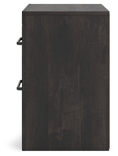 Hollivern  Panel Storage Bed, Dresser, Mirror And Nightstand