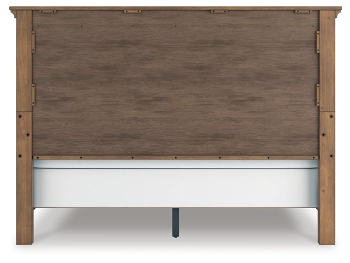 Feddinger  Panel Bed With Mirrored Dresser, Chest And Nightstand