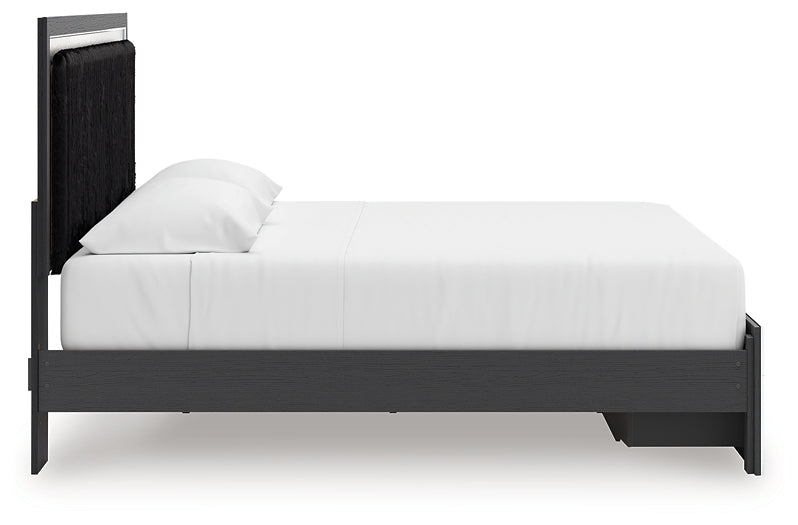 Zuraleus  Upholstered Panel Storage Bed