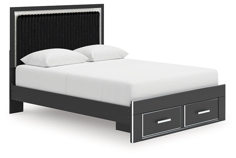 Zuraleus  Upholstered Panel Storage Bed
