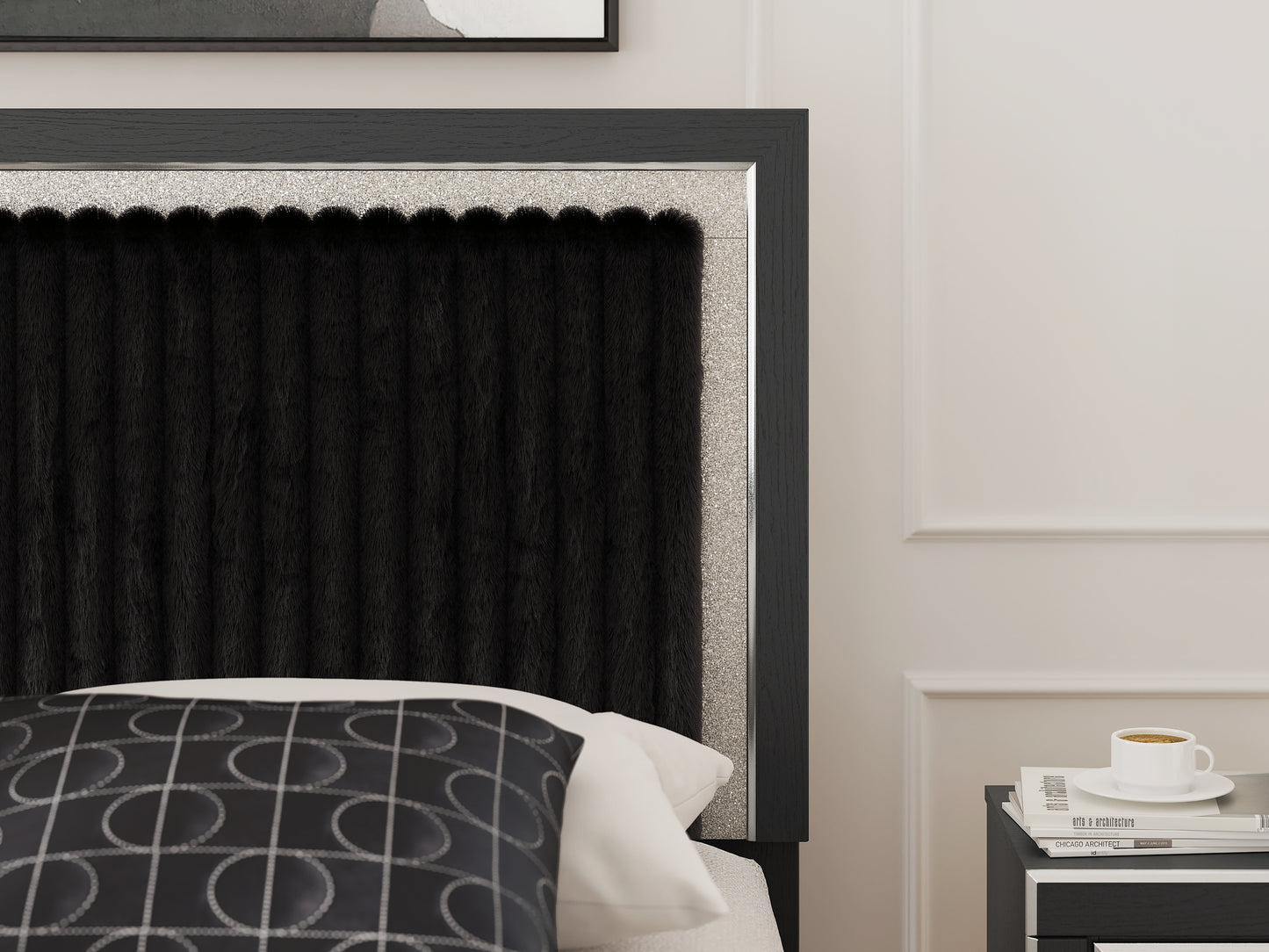 Zuraleus  Upholstered Panel Bed